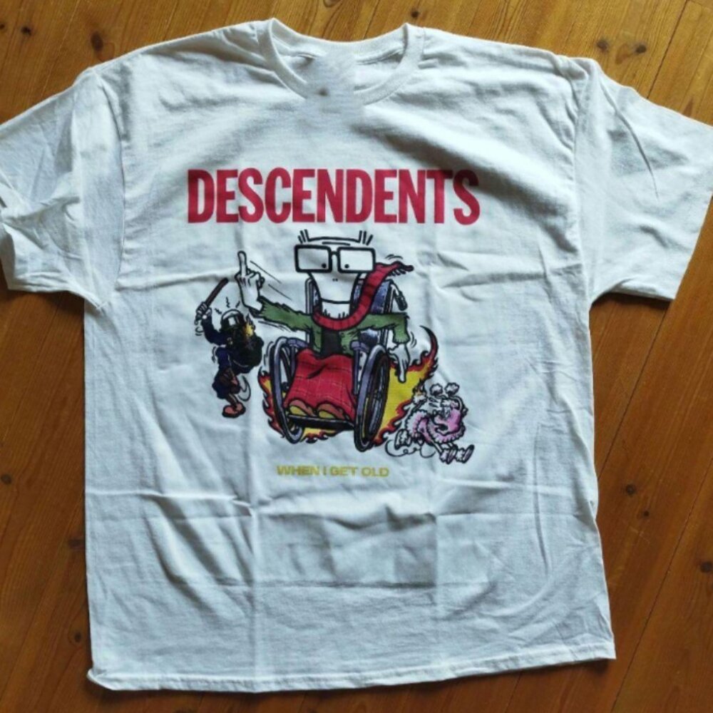 Descendents Band Tee Graphic Shirt Vintage Style White